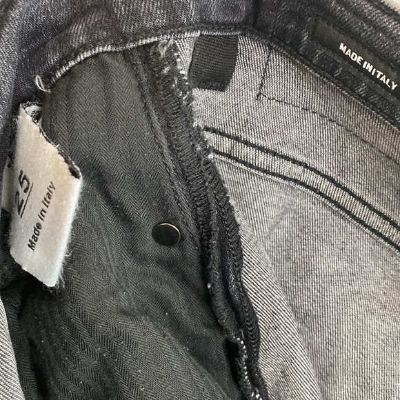 R13 Designer Crossover Black Jeans size 25 like new - Picture 12 of 12